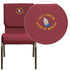 Embroidered HERCULES Series 18.5''W Stacking Church Chair