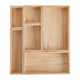 Light Natural |#| Wooden Desktop or Drawer Organizer Set in Light Natural - 6 Piece Set