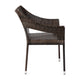 Espresso |#| All Weather Commercial Grade PE Rattan Stacking Patio Chairs in Espresso