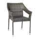 Gray |#| All Weather Commercial Grade PE Rattan Stacking Patio Chairs in Gray