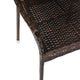 Espresso |#| All Weather Commercial Grade PE Rattan Stacking Patio Chairs in Espresso