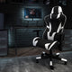 Black |#| Black Gaming Desk & Chair Set with Cup Holder, Headphone Hook, and Monitor Stand