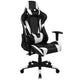 Black |#| Black Gaming Desk & Chair Set with Cup Holder, Headphone Hook, and Monitor Stand