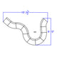 Melrose White |#| 10 PC White LeatherSoft Modular Reception Configuration w/Taut Back &Seat