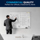 60" x 48" |#| 60x48 Aluminum Magnetic Dry Erase Board with Wall Mount, Marker Tray