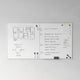 72" x 40" |#| 72x40 Aluminum Magnetic Dry Erase Board with Wall Mount, Marker Tray