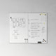 60" x 48" |#| 60x48 Aluminum Magnetic Dry Erase Board with Wall Mount, Marker Tray