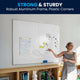 60" x 48" |#| 60x48 Aluminum Magnetic Dry Erase Board with Wall Mount, Marker Tray