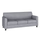 Gray |#| Reception Set in Gray with Clean Line Stitched Frame - Hospitality Seating
