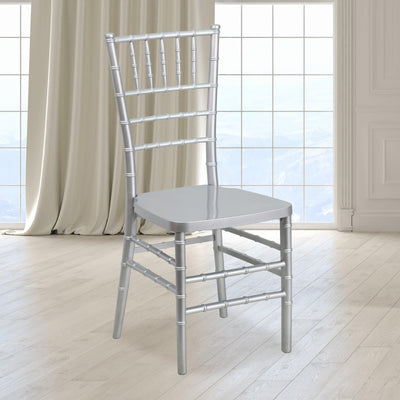 HERCULES PREMIUM Series Resin Stacking Chiavari Chair with Free Cushion