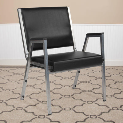 HERCULES Series 1000 lb. Rated Antimicrobial Bariatric medical Reception Arm Chair - View 2