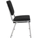 Black Fabric |#| 1000 lb. Rated Black Antimicrobial Fabric Bariatric Medical Reception Chair