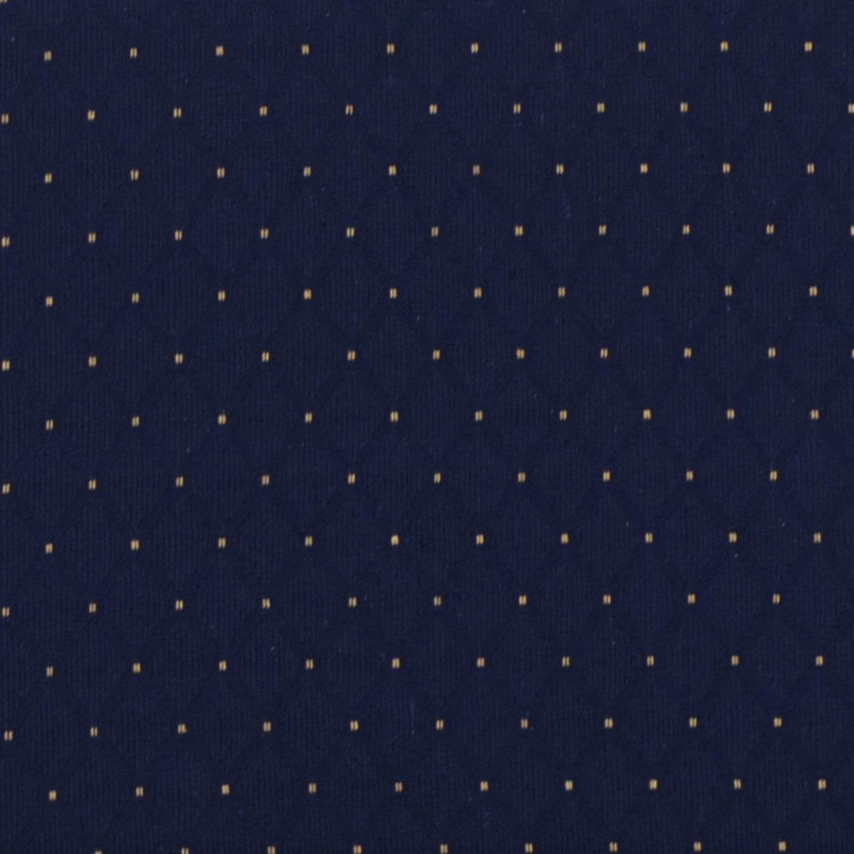 Navy Blue Dot Patterned Fabric/Gold Vein Frame |#| 21inchW Stacking Church Chair in Navy Blue Dot Patterned Fabric - Gold Vein Frame
