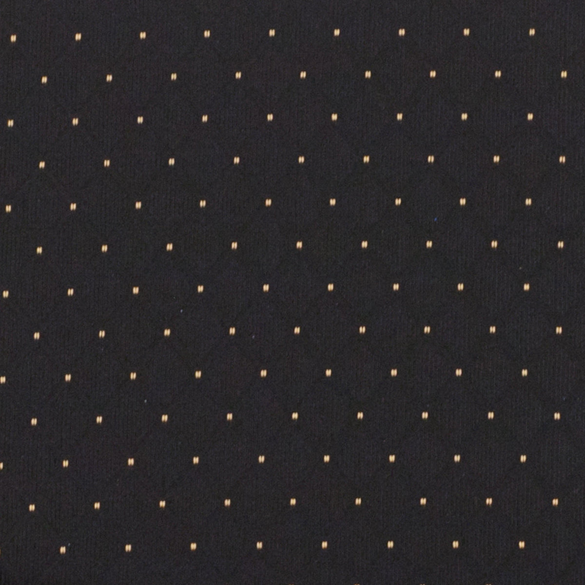 Black Dot Patterned Fabric/Gold Vein Frame |#| 21inchW Stacking Church Chair in Black Dot Patterned Fabric - Gold Vein Frame