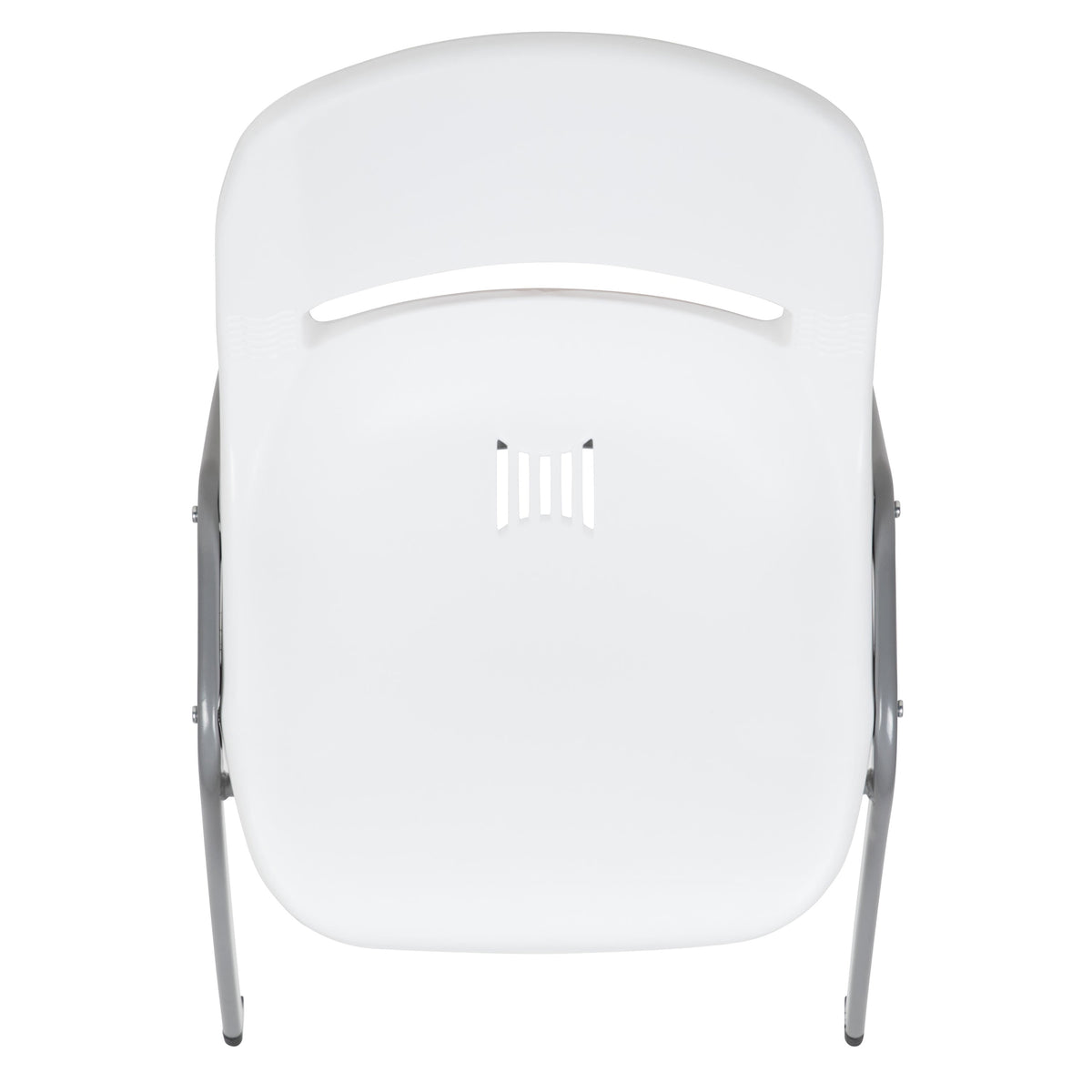 White |#| White Ergonomic Shell Student Stack Chair - Classroom Chair / Office Guest Chair