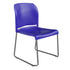 HERCULES Series 880 lb. Capacity Full Back Contoured Stack Chair with Powder Coated Sled Base