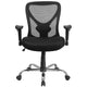 Big & Tall 400 lb. Rated Black Mesh Swivel Ergonomic Task Office Chair