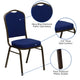 Burgundy Vinyl/Silver Vein Frame |#| Crown Back Stacking Banquet Chair in Burgundy Vinyl - Silver Vein Frame
