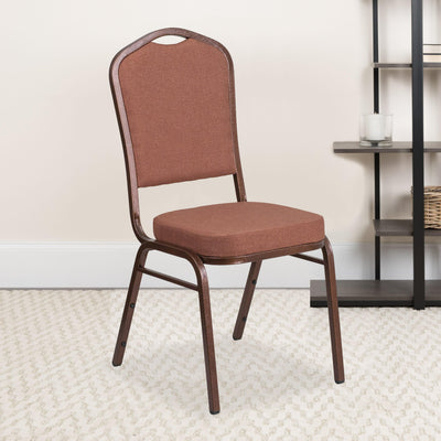 HERCULES Series Crown Back Stacking Banquet Chair