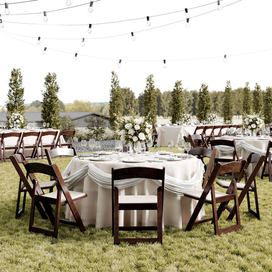 Hercules Folding Chair - Stackable Resin – 800LB Weight Capacity Event Chair