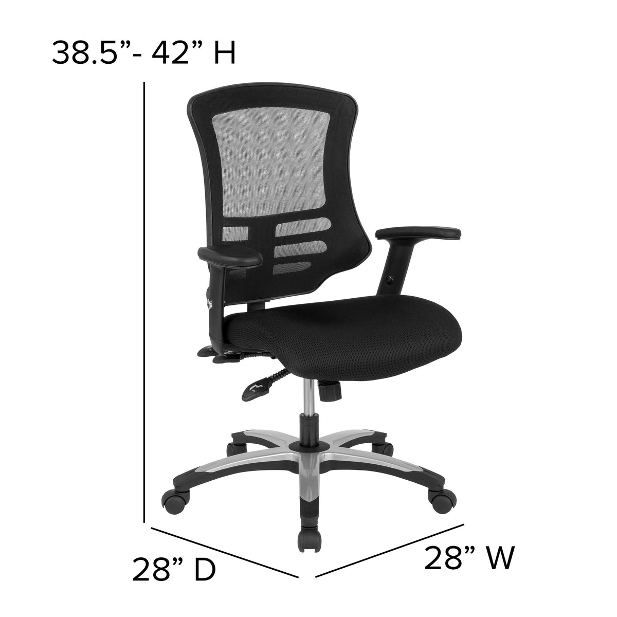 High Back Mesh Chair BLLB8817 Advantage Church Chairs