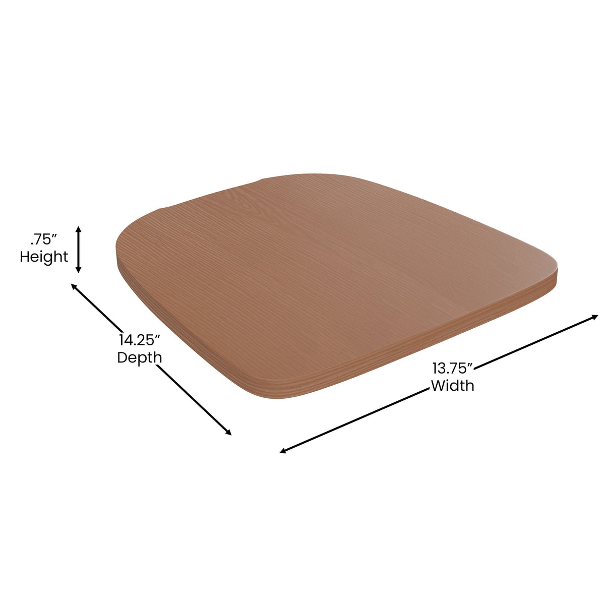 Teak Seat/Clear Coated Frame |#| Indoor Bar Height Stool with Poly Resin Colorful Seat - Clear Coated/Teak