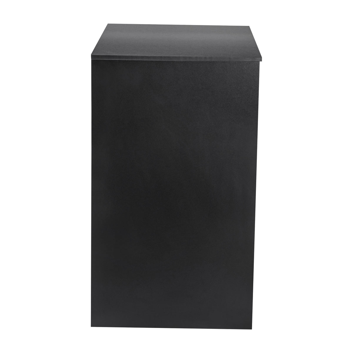 Black |#| Space-Saving Mini Fridge Organizer Shelf with Cubby Storage in Black