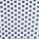 White & Navy/Natural Frame |#| All-Weather Commercial Paris Chair with Bamboo Print Aluminum Frame-White/Navy