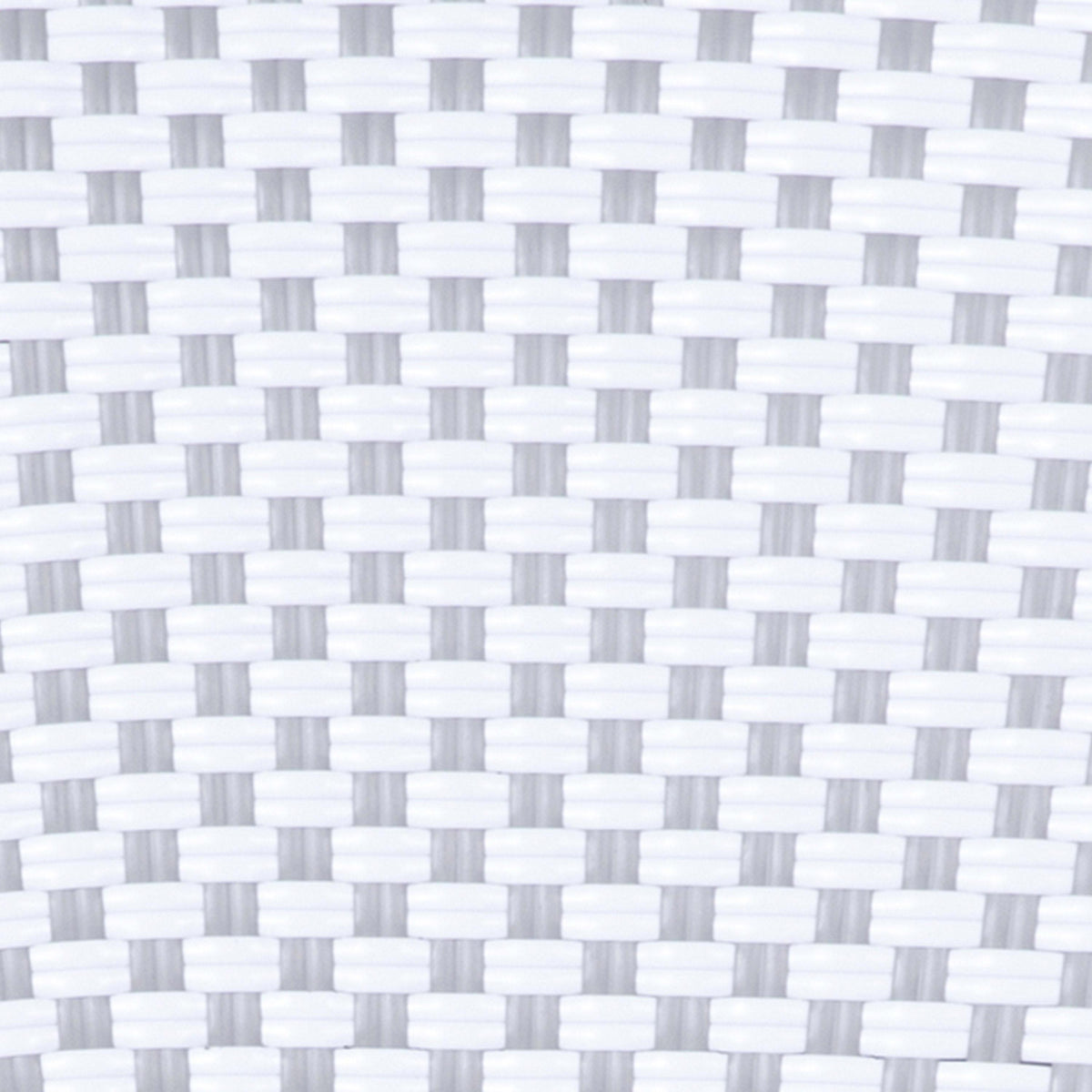 White & Gray/Natural Frame |#| All-Weather Commercial Paris Chair with Bamboo Print Aluminum Frame-White/Gray
