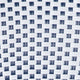 White & Navy/Natural Frame |#| All-Weather Commercial Paris Chair with Bamboo Print Metal Frame-White/Navy