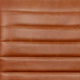 Brown Vinyl/Chrome Frame |#| Low Back Designer Armless Brown Ribbed Swivel Task Office Chair, Desk Chair