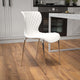 White |#| Contemporary Design White Plastic Stack Chair