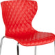 Red |#| Contemporary Design Red Plastic Stack Chair