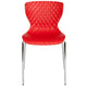 Red |#| Contemporary Design Red Plastic Stack Chair