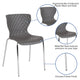 Gray |#| Contemporary Design Gray Plastic Stack Chair