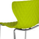 Citrus Green |#| Contemporary Design Citrus Green Plastic Stack Chair