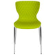 Citrus Green |#| Contemporary Design Citrus Green Plastic Stack Chair