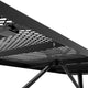 Black,8' |#| Commercial Grade 8' Rectangular Expanded Mesh Metal Outdoor Picnic Table - Black