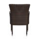 Espresso/Cream |#| Indoor/Outdoor Espresso Wicker Wrapped Steel Frame Patio Chairs & Cream Cushions