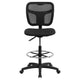 Black |#| Mid-Back Black Mesh Drafting Chair with Back Height Adjustment