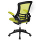 Green Mesh/Black Frame |#| Mid-Back Green Mesh Swivel Ergonomic Task Office Desk Chair with Flip-Up Arms