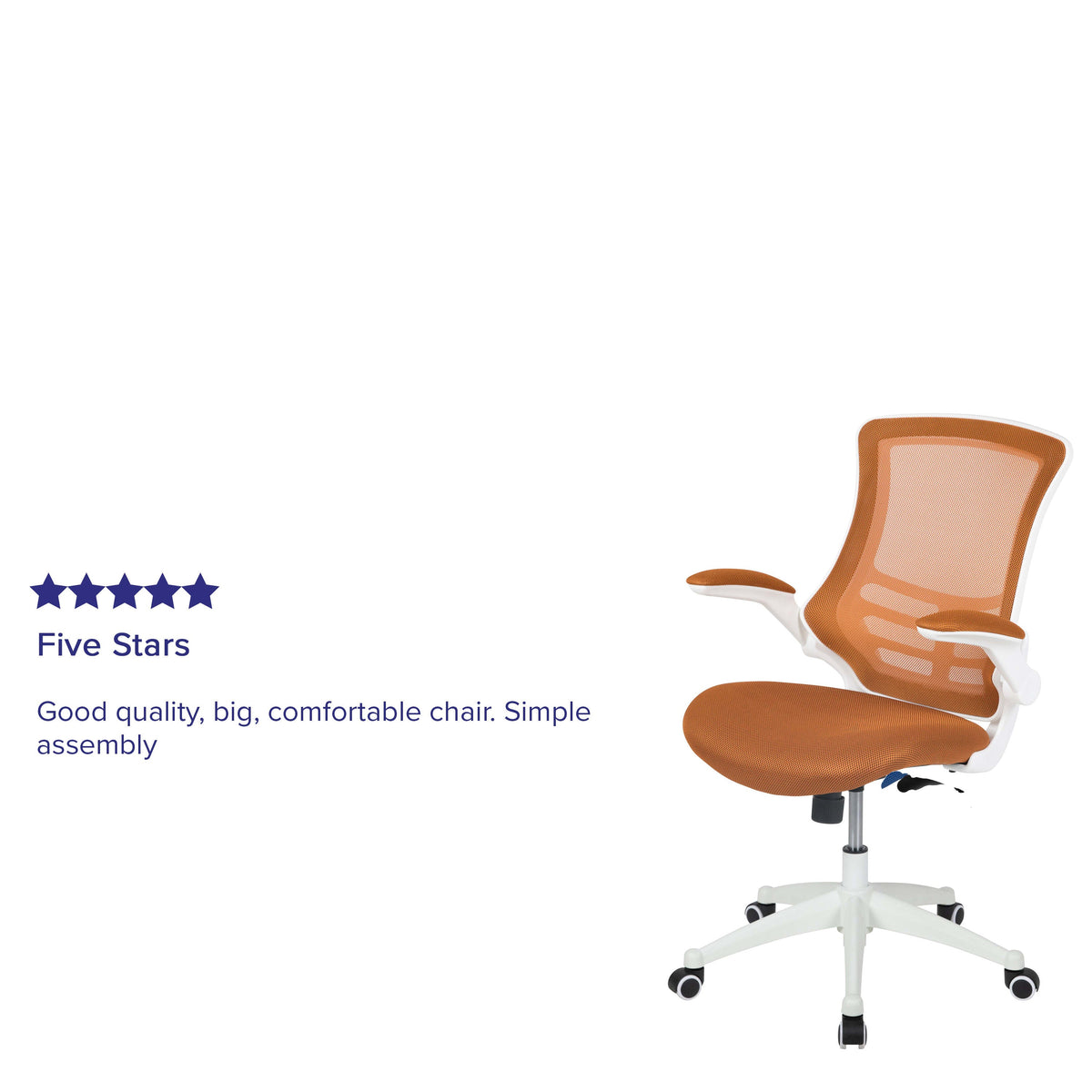 Tan Mesh/White Frame |#| Mid-Back Tan Mesh Ergonomic Task Office Chair, White Frame - Flip-Up Arms