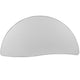 Grey |#| Mobile 47.5inch Half CIR Wave Collaborative Grey Adjustable Height Activity Table