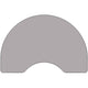 Gray |#| Mobile 48inchW x 96inchL Kidney Grey Thermal Laminate Adjustable Activity Table