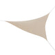 Weather Resistant 12 FT Triangle Sun Shade Canopy with Included Nylon Ropes-Sand