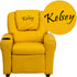 Personalized Kids Recliner with Cup Holder and Headrest