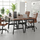 Walnut |#| Commercial 48x24 Conference Table with Laminate Top and A-Frame Base - Walnut