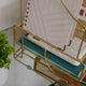 Premium Large Mesh Metal Desktop Storage Organizer With Drawer in Gold
