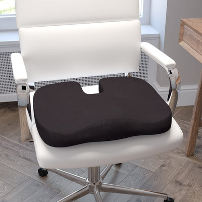 Seat Cushion for Office Chair - 100% CertiPUR-US Certified Memory Foam - Pillow for Sitting - View 2