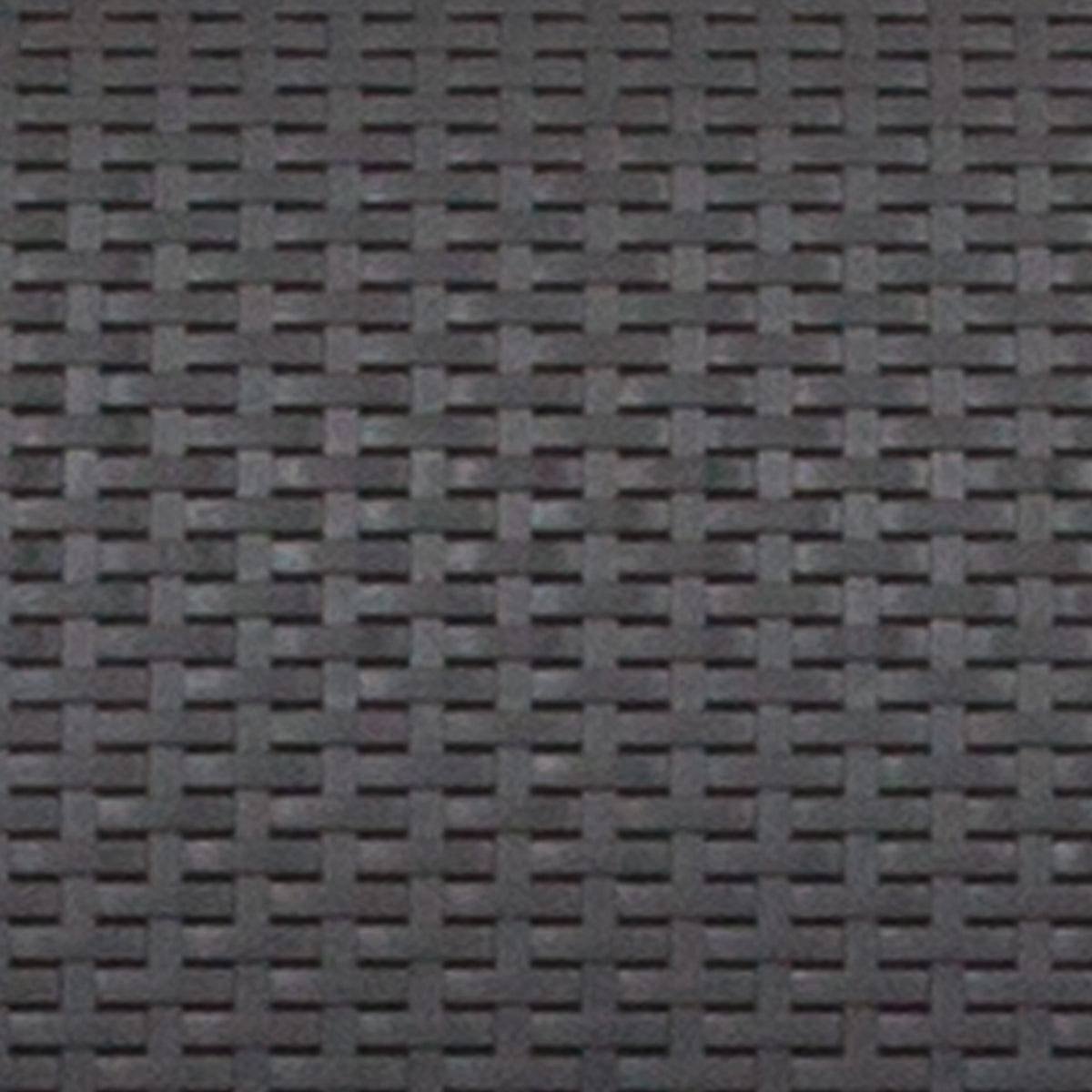 Dark Gray |#| Dark Gray Faux Rattan Chair with All-Weather Light Gray Cushion - Patio Chair